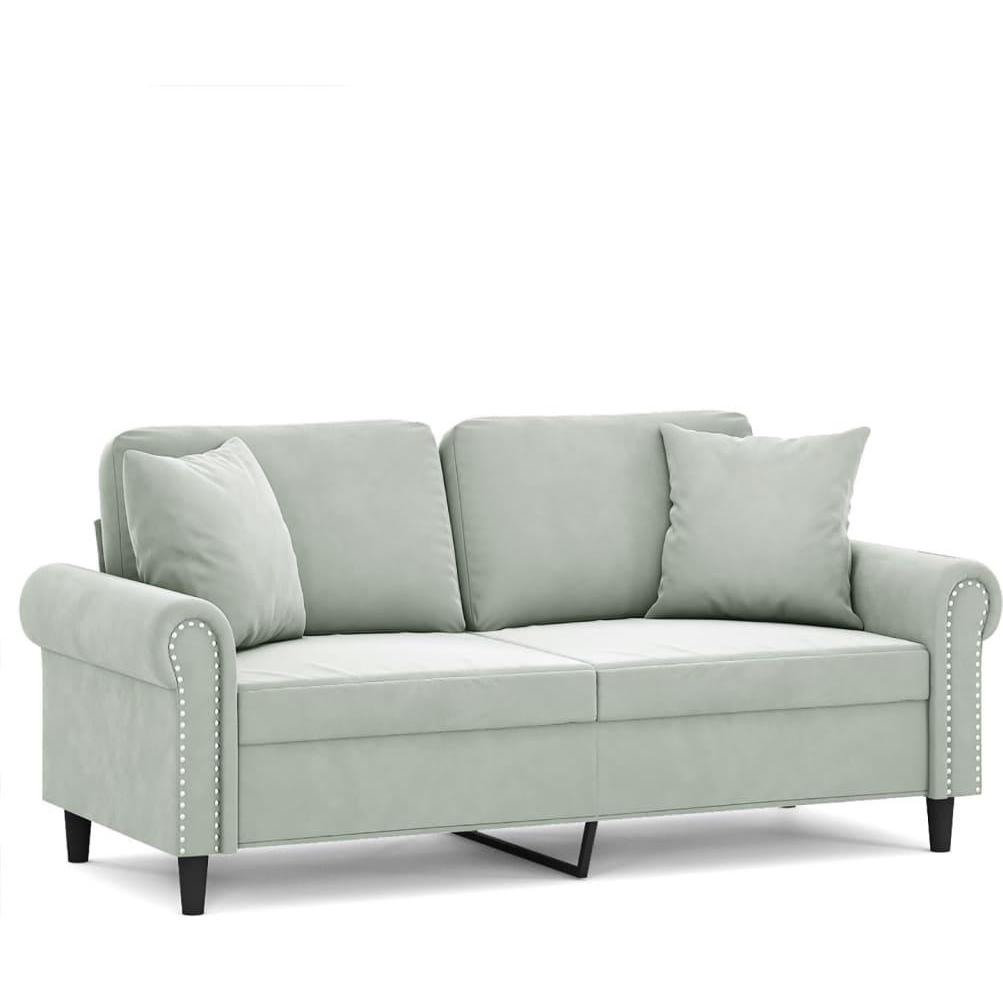 VidaXL, Sofa, 10-tlg. Garten-Lounge-Set mit Kissen (2-Sitzer)