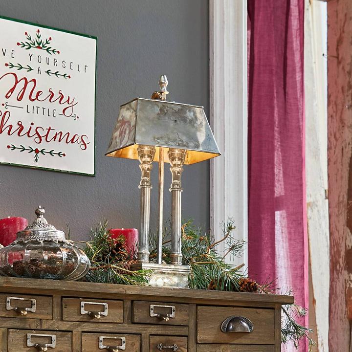 Produktbild Loberon Tischlampe Pantin silber (E14)