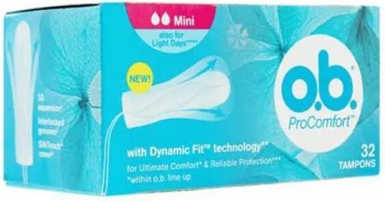 Immagine prodotto o.b. PROCOMFORT MINI tampone 32 u (32 x, Mini)
