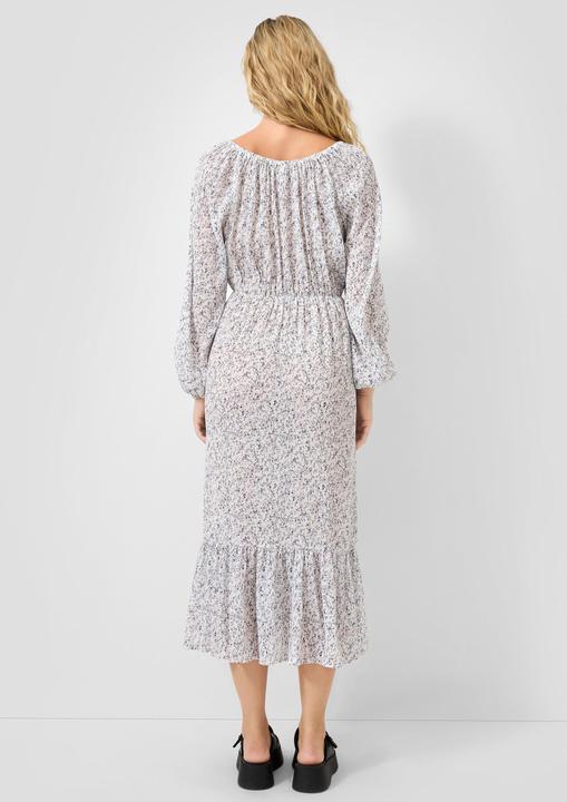 Produktbild s.Oliver Langes Chiffonkleid mit Blümchenprint und seperatem Unterkleid (38)