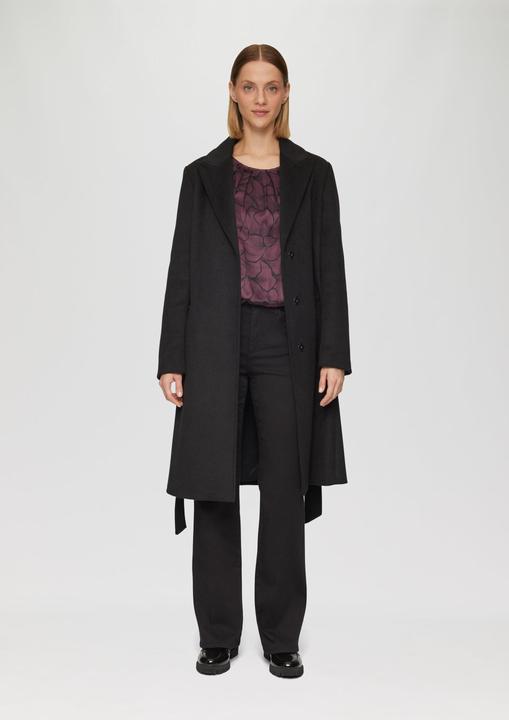 Actual product image S.Oliver T-Shirt Shirt im Fabricmix mit Raff-Details (42)