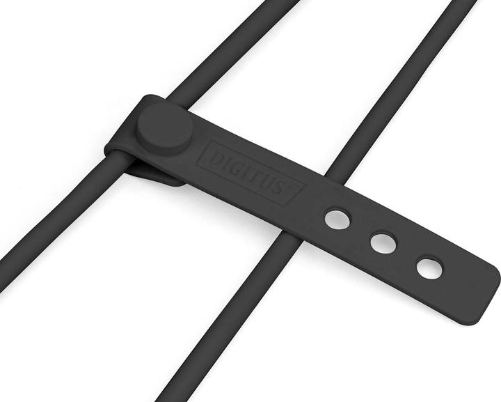 Actual product image Digitus USB-C silicone connection cable, 2m, black (2 m, USB 2.0, 60 W)