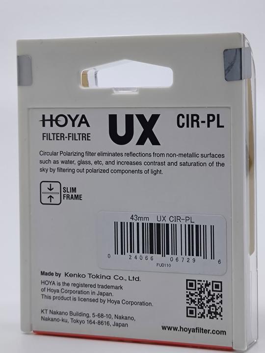 Produktbild Hoya UX CIR-PL Filter (37 mm, Polarisationsfilter)
