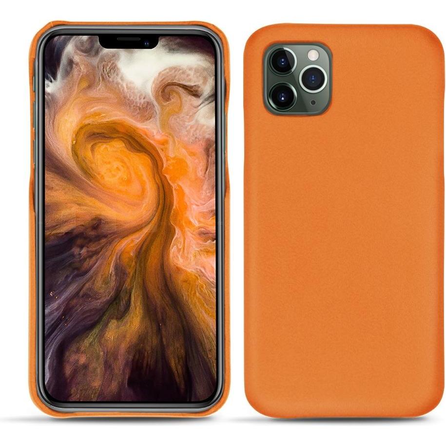 Noreve Lederschutzhülle (Apple iPhone 11 Pro Max), Smartphone Hülle, Orange