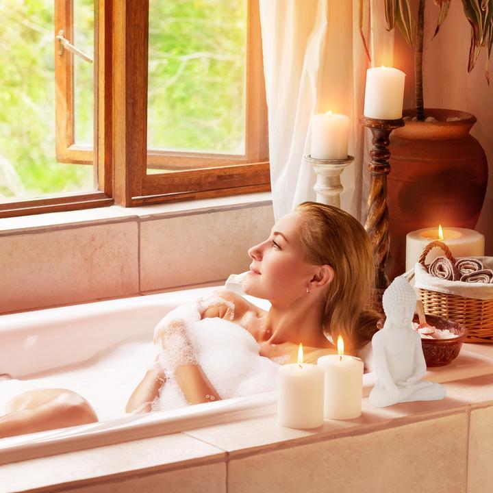 Actual product image Relaxdays Buddha-Figur