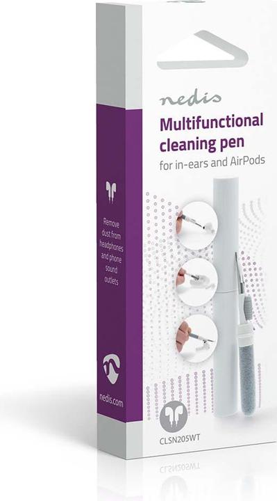 Actual product image Nedis Cleaning kit - Headphones (Apple AirPods)