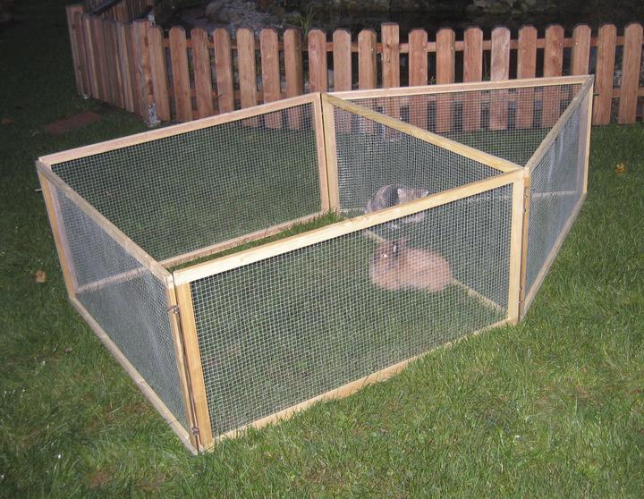 Actual product image Kerbl Vario outdoor enclosure