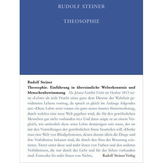Theosophie, Fachbücher von Rudolf Steiner