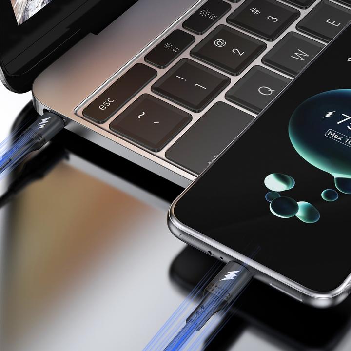 Productafbeelding Dudao L3CC USB-C - USB-C 60W 1,2 m. soort (1.20 m, 60 W)