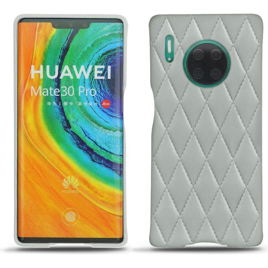 Thumbnail - Noreve Lederschutzhülle (Huawei Mate 30 Pro), Smartphone Hülle, Grau