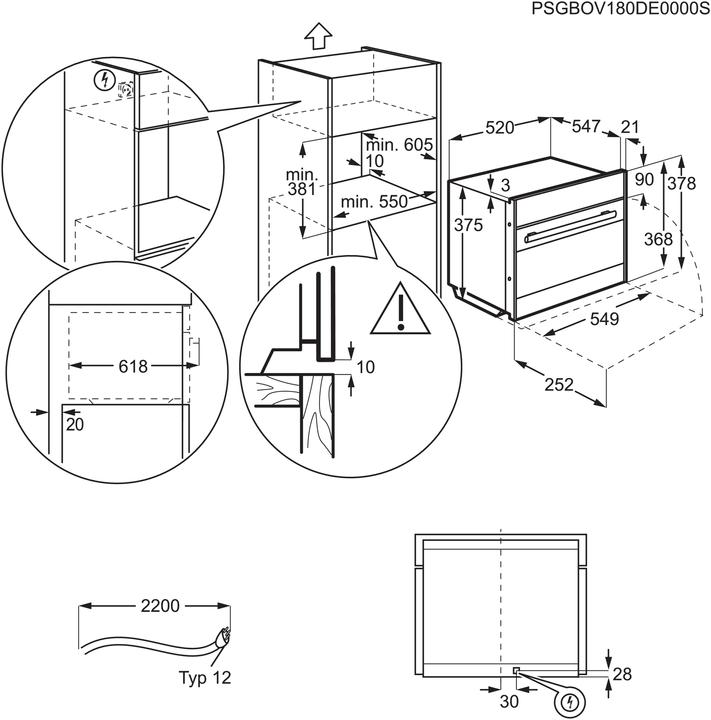 Nutritional values and ingredients Electrolux EB3GL9SP