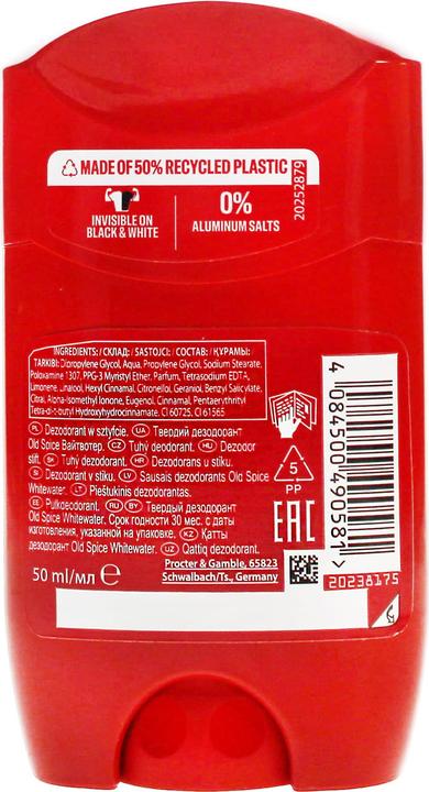 Image du produit Old Spice Eau vive (Stick, 50 g)