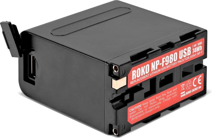 Produktbild Roko NP-F980 NP-F Akku mit DC/USB (74Wh) (Kamera Akku)