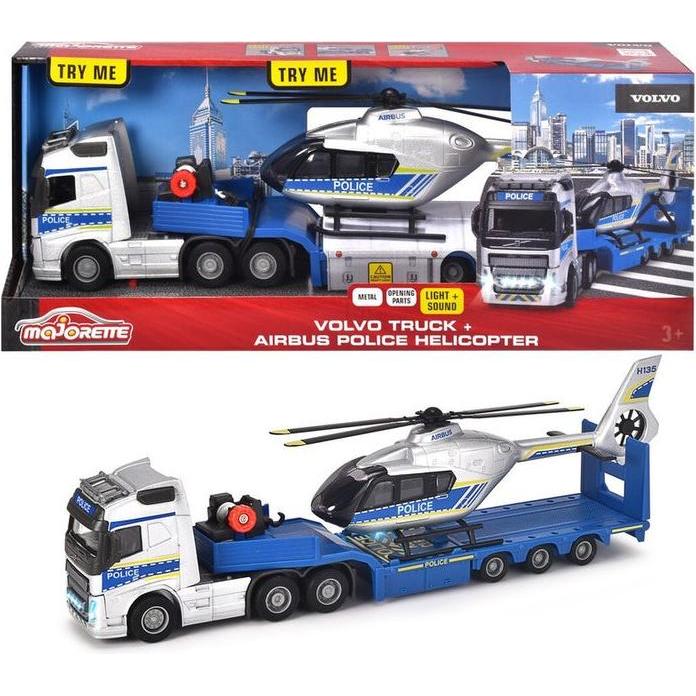 Majorette Grand Volvo Polizeiset 35 cm