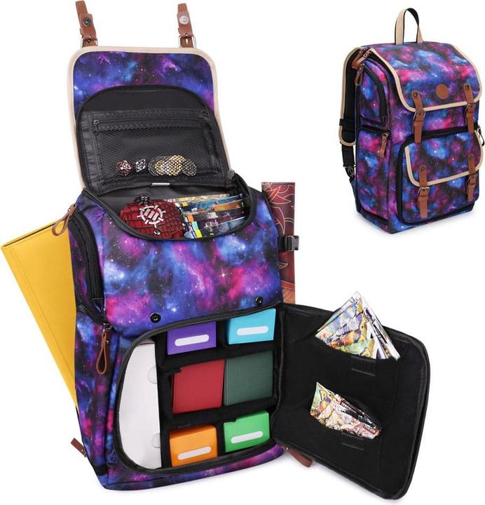 Actual product image Enhance TCG Series Trading Card Backpack Designer Edition Galaxy Full-size