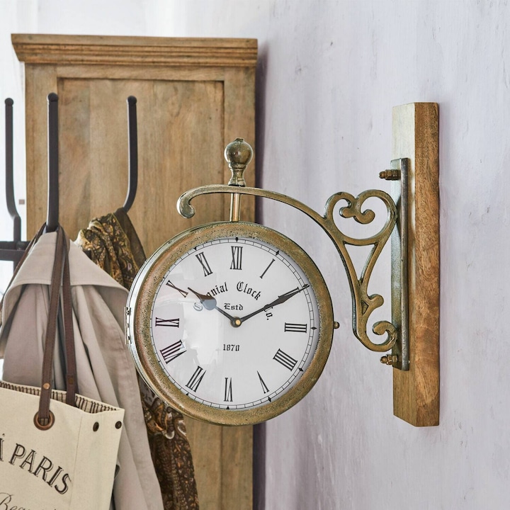 Produktbild Loberon Wanduhr West Wareham antikmessing (20 cm)