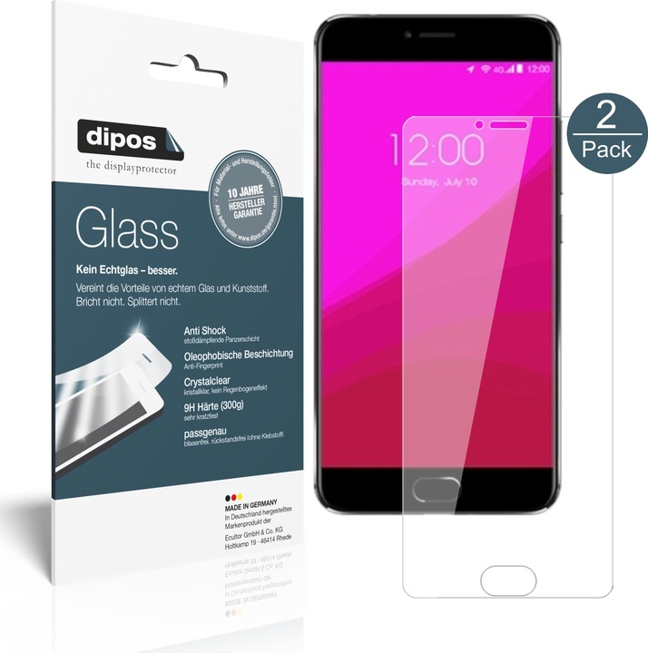 Produktbild Dipos Displayschutz Anti-Shock (2 Stück, Umidigi Z1 Pro)
