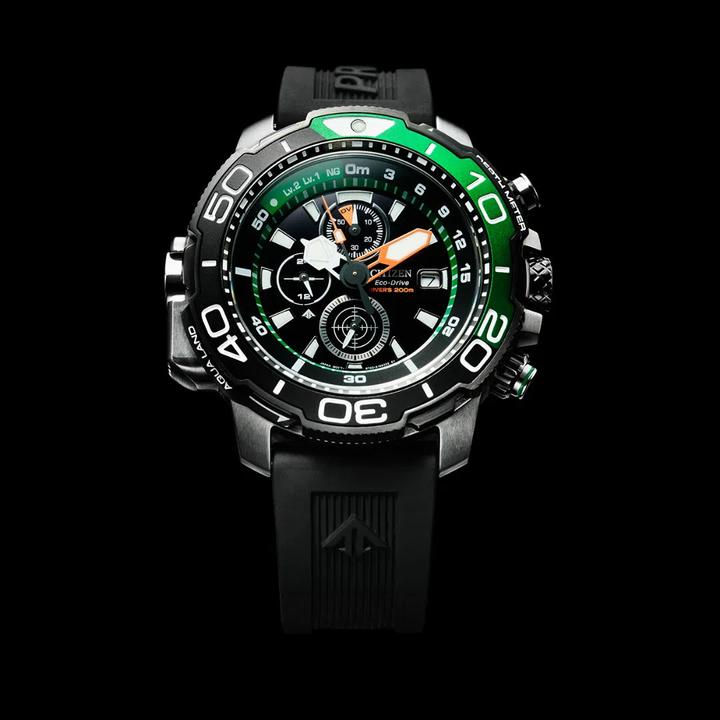 Actual product image Citizen Promaster Aqualand (Chronograph, Power reserve display, 47 mm)