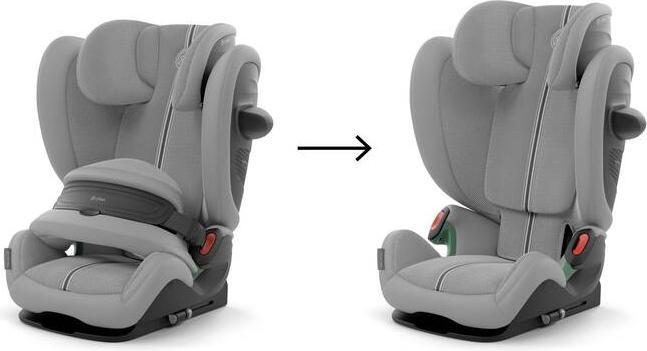 Actual product image Cybex PALLAS G3 I-SIZE PLUS Stone Grey | mid grey (Child seat, ECE R129/i-Size Standard)