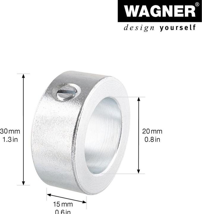 Produktbild Wagner System Stellring-Set ø 20 mm 2 Stk.