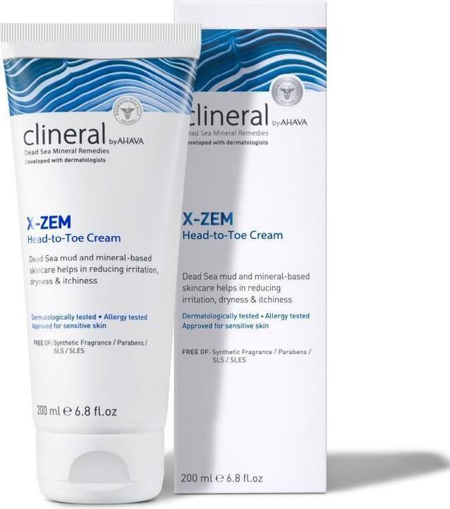 Immagine prodotto Ahava Crema intensiva per tutto il corpo Clineral X-ZEM (Crema dalla testa ai piedi) 200ml (Crema corpo, 200 ml)