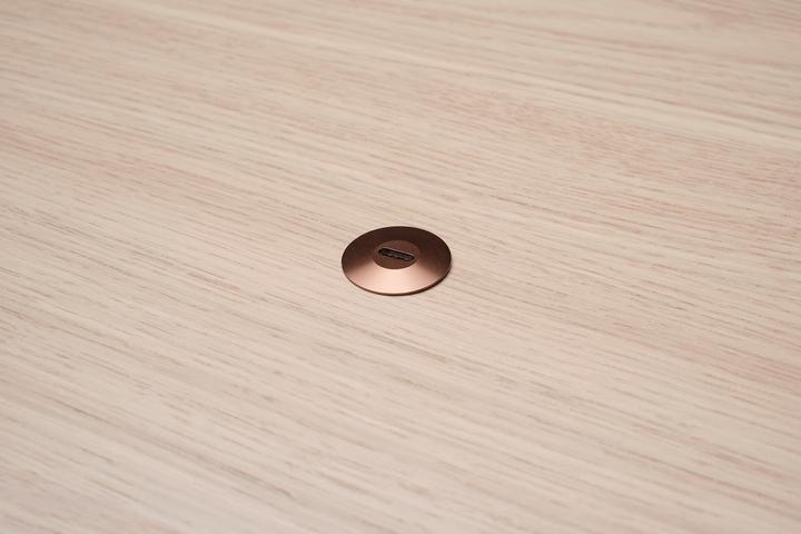 Actual product image Ochno Socket - USB-C outlet w. locking screw 1m cable in Copper (1 m, USB 3.2 Gen 2)