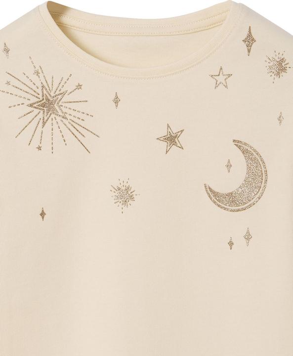 Image du produit Vertbaudet Shirt mit glitzernden Sternen für Mädchen (158)