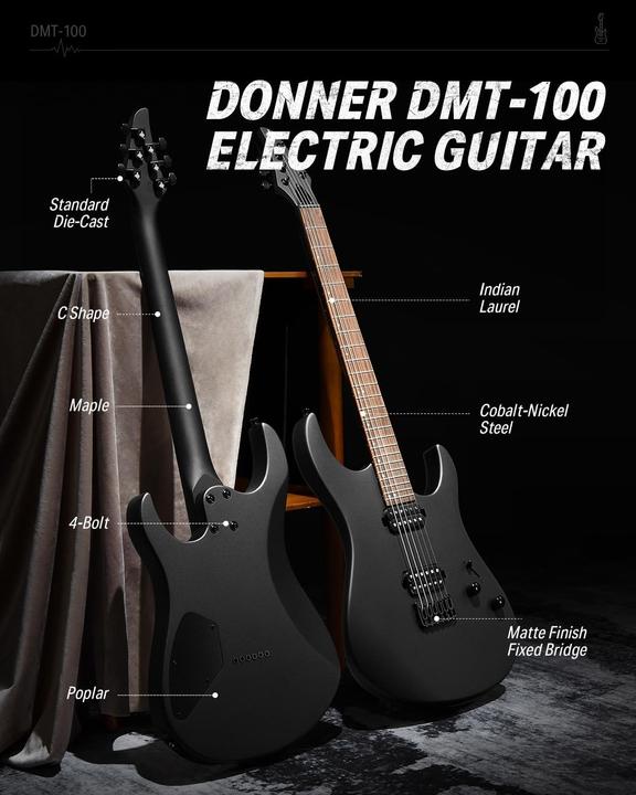 Actual product image Donner DMT-100 Electric Guitar (Electric guitar)