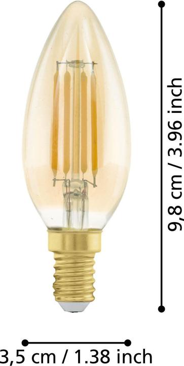 Actual product image EGLO LM LED E14 - V1 (E14, 4 W, 270 lm, 1 x, G)