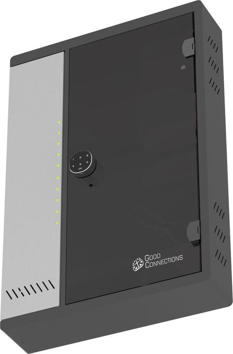 Productafbeelding Good Connections ARIES PRO T10C wandlaadkast tot 11", USB-C?, 30W poort, PD3.0, zwart/grijs (30 W, 10 ports)