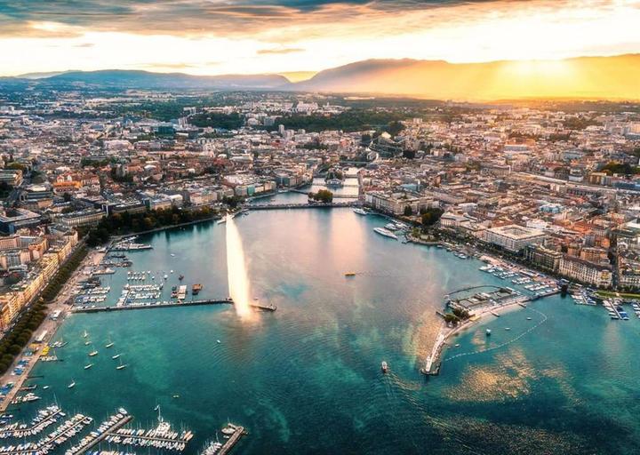 Produktbild Ravensburger Sunset in Geneva (1000 Teile)