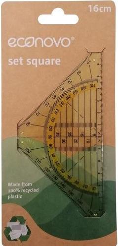 Actual product image Econovo Protractor 2010100 plastic 16 cm (16 cm, Plastic)