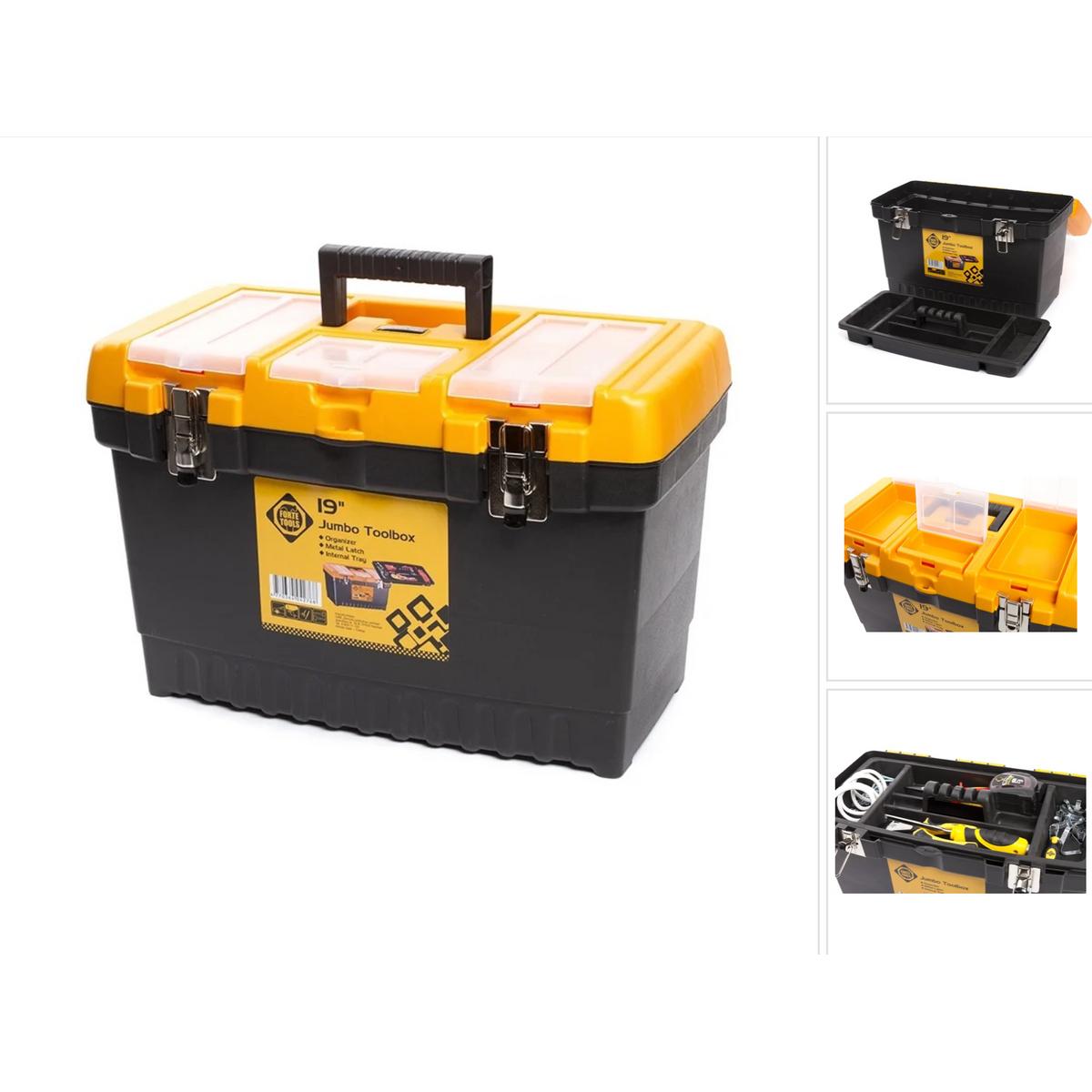 Forte tools, Werkzeugkoffer, TOOLBOX FORTE TOOLSJMT-19 48,6X26,7X32