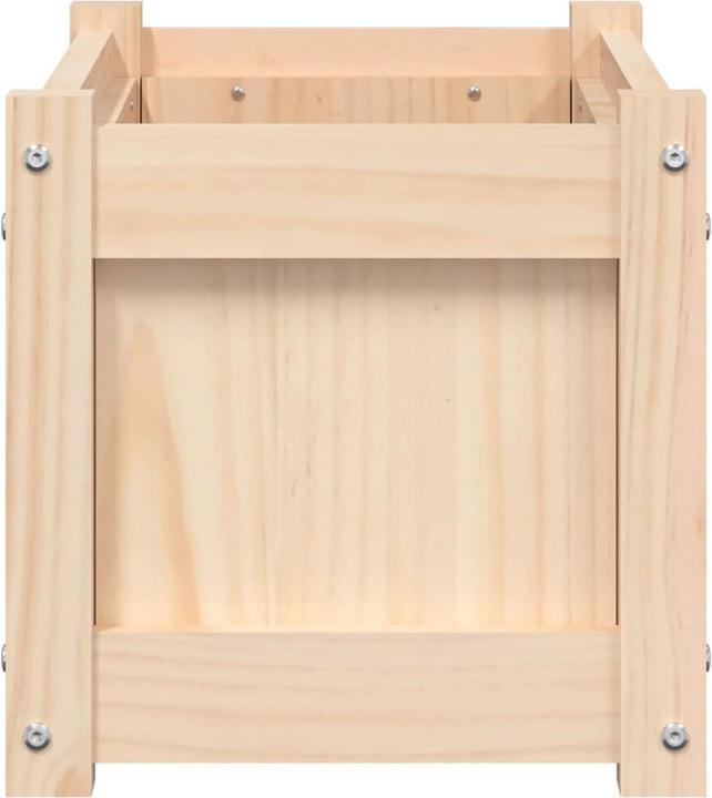 Actual product image vidaXL Planter 2 pcs. Solid pine wood,Material: Solid pine wood