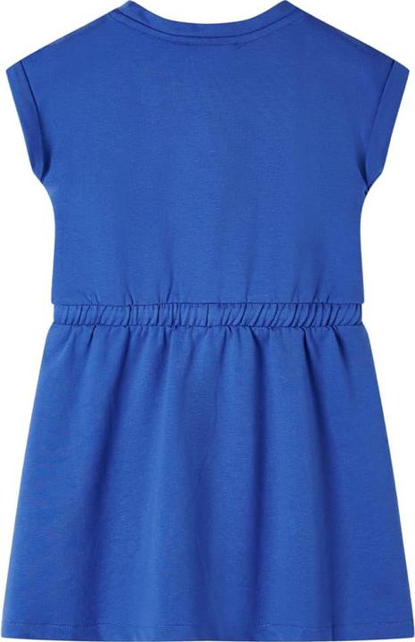 Produktbild VidaXL Kinderkleid mit Kordelzug Kobaltblau 116,Material: 95 (116)