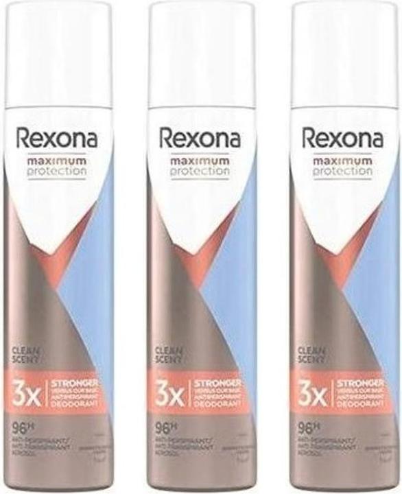 Produktbild Rexona Maximum Protection Deo Spray 3x100ml Clean Scent (100 ml)