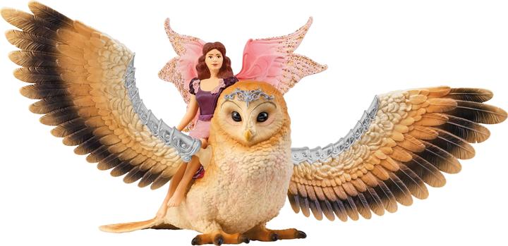 Actual product image Schleich Bayala elf on glitter owl