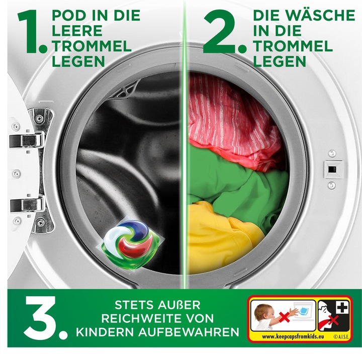 Productafbeelding Ariel Universal+ (100 Wascycli, Pods)