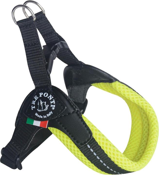 Produktbild Tre Ponti Easy Fit Mesh Neon verstellbar gelb 4 (XXL, Hund, Allgemein)