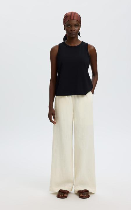 Produktbild Selected Baumwollmix Wide Leg Hose (34)