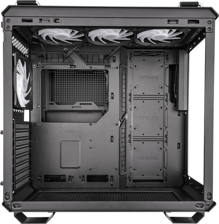 Actual product image ASUS Case TUF GT502 PLUS TG Gaming Black (Mini-ITX, mATX, ATX)