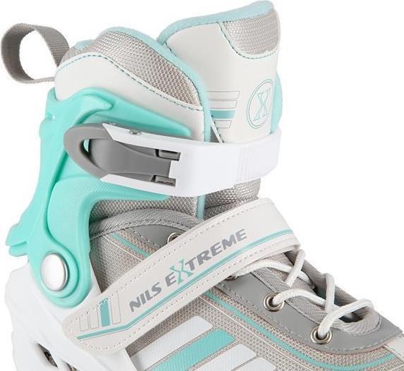 Produktbild Nils Rolki Extreme NH18191 z wymienną płozą regulowane białe r. 34-38 (34, 35, 36, 37, 38)