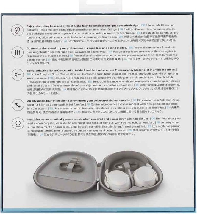 Immagine prodotto Sennheiser Momentum 4 Wireless (ANC, 60 h, Senza fili, Cablato)