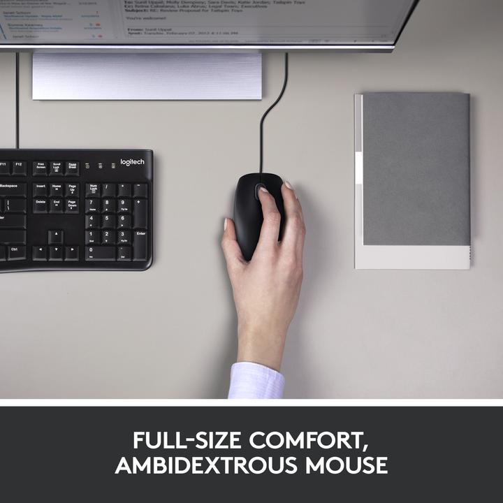 Immagine prodotto Logitech Mk120 (CH, Cablato)