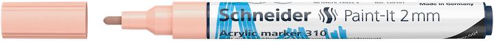 Nutritional values and ingredients Schneider Acrylic marker Paint-It 310 2mm apricot (1x)