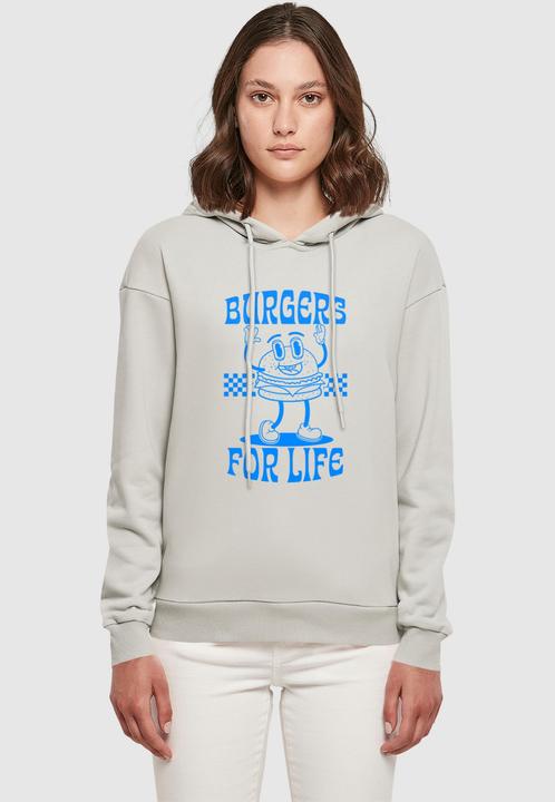Produktbild Merchcode Ladies Burgers For Life Hoody - 198417 (M)