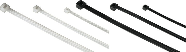 Produktbild Hama Kabelbinder-Set, 2,5 x 100/150/200 mm, Schwarz, 150 Stück (Kunststoffkabelbinder, 200 mm, 150 Stk.)