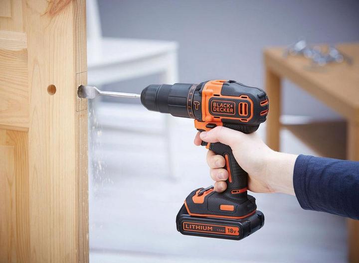 Image du produit Black & Decker BDCHD18KBQW Perceuse à percussion sans fil (Clé à chocs)