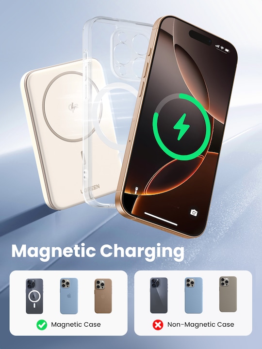 Actual product image Ugreen Magnetic Power Bank (5000 mAh, 15 W, 18.50 Wh)