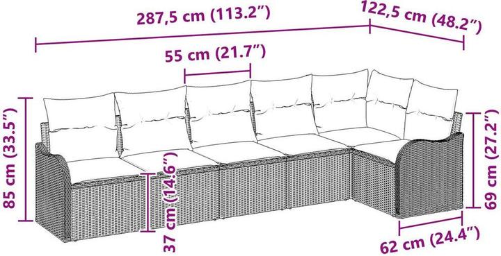 Produktbild vidaXL Caitlin